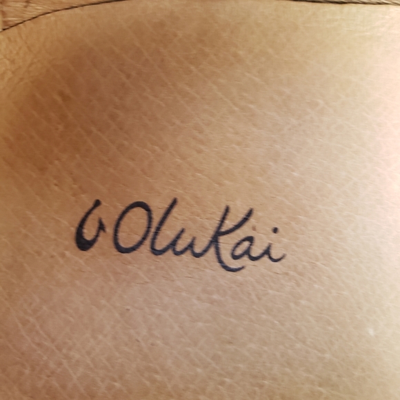 EUC OluKai brown suede moccasin loafers - Picture 8 of 10